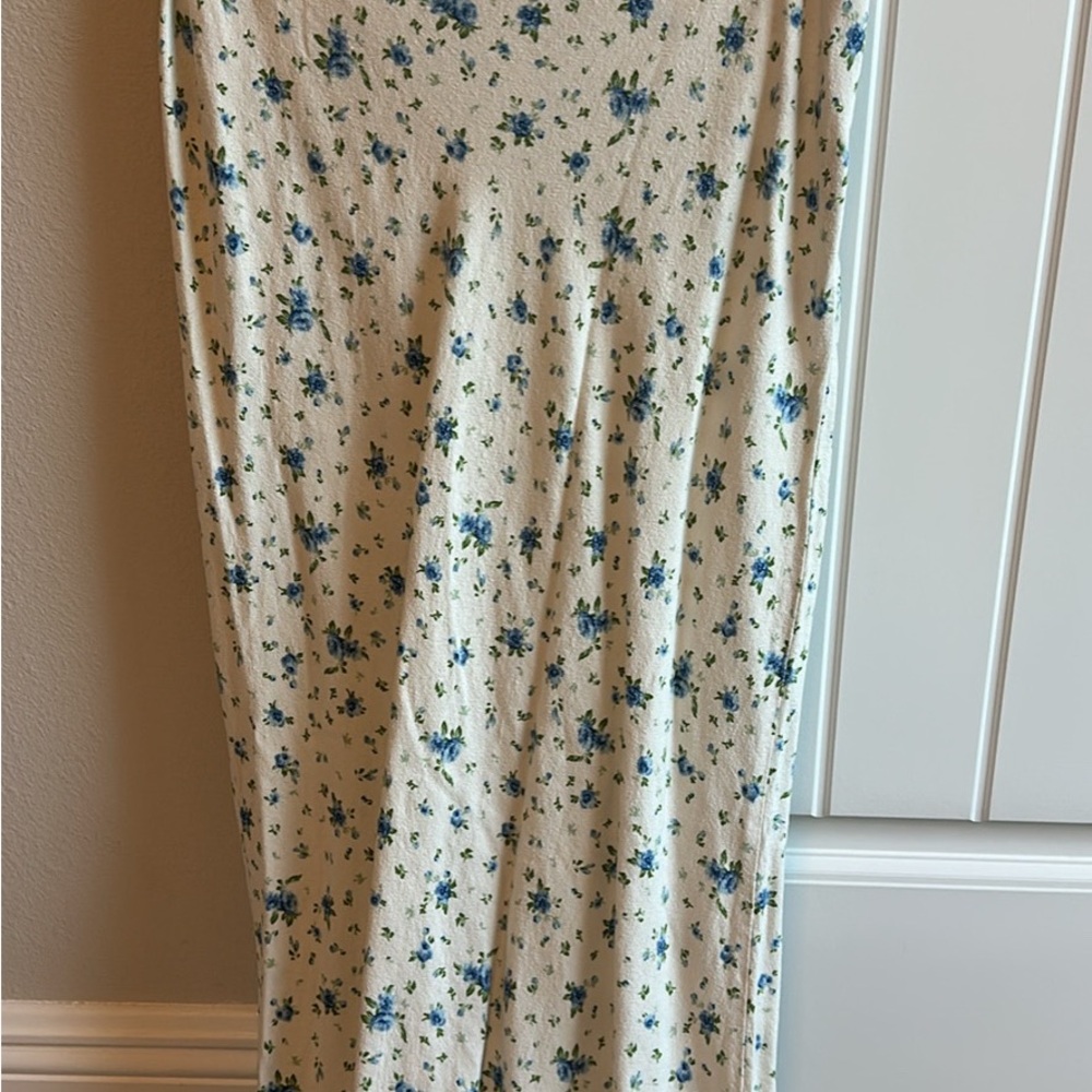 Floral Cream Skirt